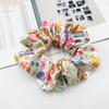 Women Hair Tie High Elasticity Colorful Easter Egg Print Hair Scrunchy Smooth Satin Texture Ponytail Holder Versatile Hair Accessory