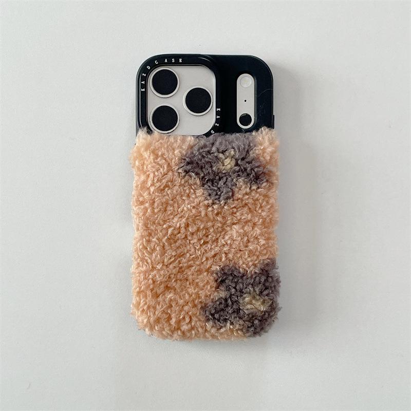 

Plush Floral Anti-Drop Case for iPhone 14/13 Pro Max - Autumn/Winter Collection 14 Pro