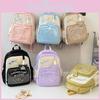 Adorable Cute College Style Backpack For 1st To 3rd Grade Kids In Bright Colors