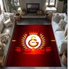 Galatasaray Bedruckter Kristall-Samt-Teppich, Weiche Anti-Rutsch-Wasserabsorbierende Bodenmatte für Wohnzimmer Schlafzimmer
