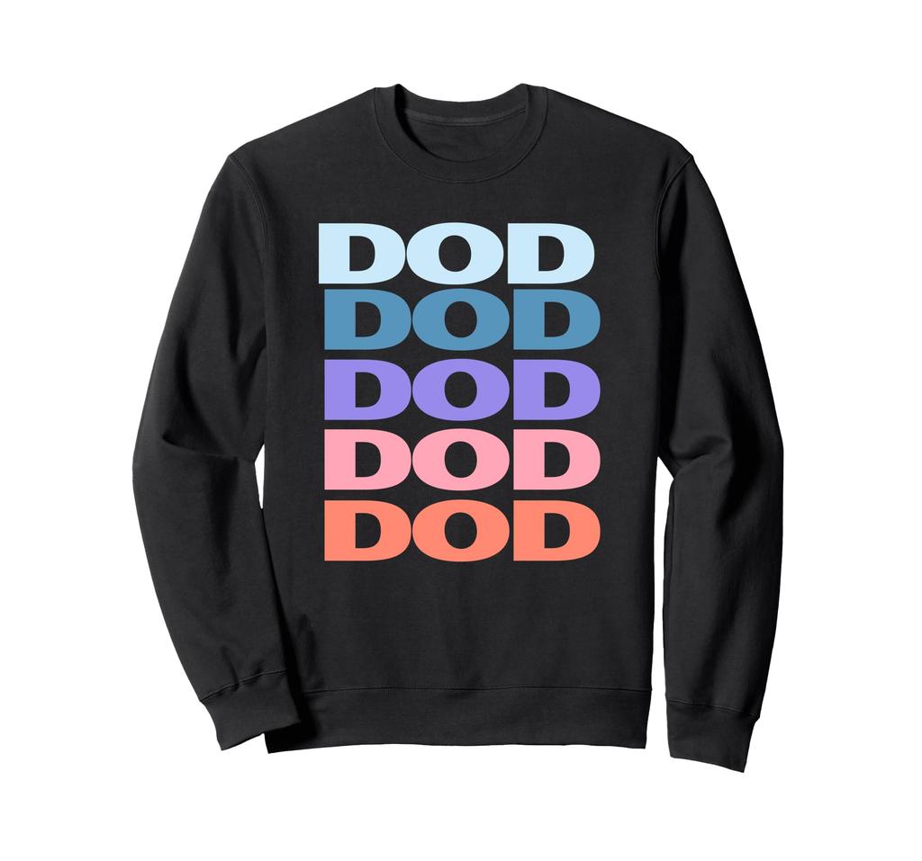 Funny Modern Repeated Text Design Dod Sweatshirt