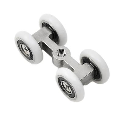 Sliding Door Roller Load Bearing Hanging Wheels Shower Glass Door Roller Bathroom Cabinet Runners Wheels Pulleys Home Hardware