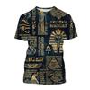 Summer Ancient Egypt 3D Print T-Shirts Streetwear Fashion Harajuku Casual Oversized O-Neck Men's T-shirts