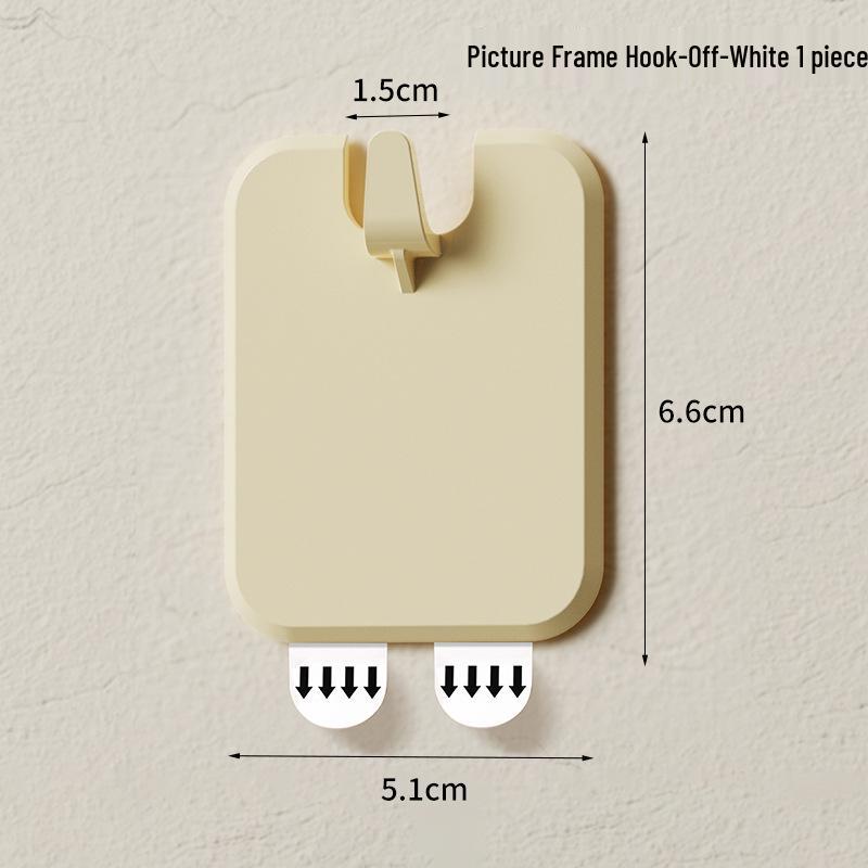 Large Transparent Stainless Steel Adhesive Hook: Strong, Thickened, Waterproof, and Traceless for Kitchen and Bathroom Use