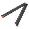 Rulers Folding Aluminum Alloy Ruler 0300mm Ruler Simple 90 Degrees Folding Metal Stationery Rule
