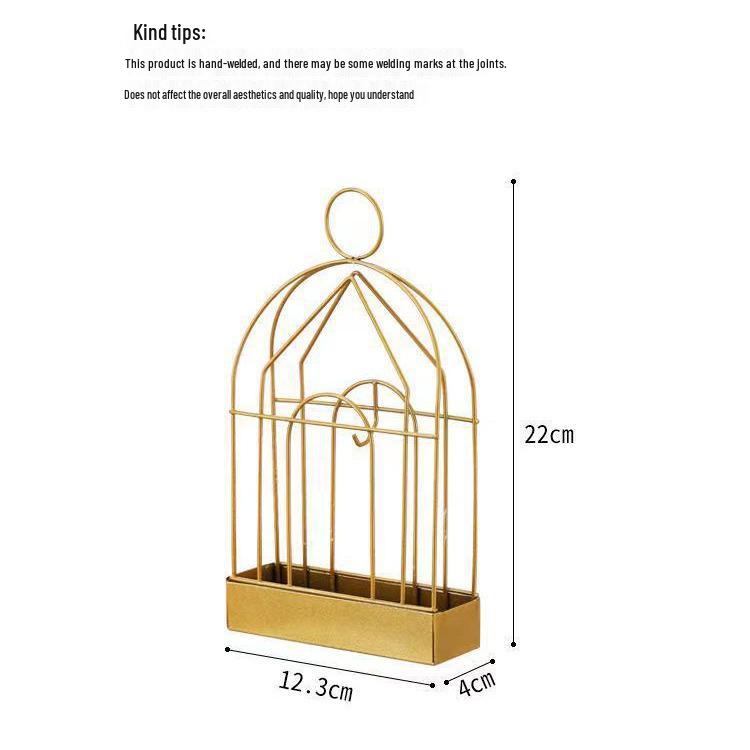 Creative Iron Triangle Birdcage Mosquito Coil & Incense Burner with Ash Catcher