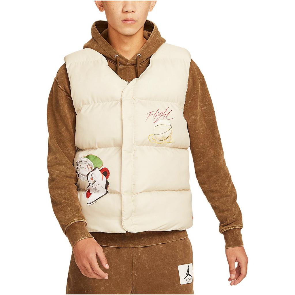 Jordan Artist Series Alphanumeric Print Gilet Uomo Top Bianco DV1608-206