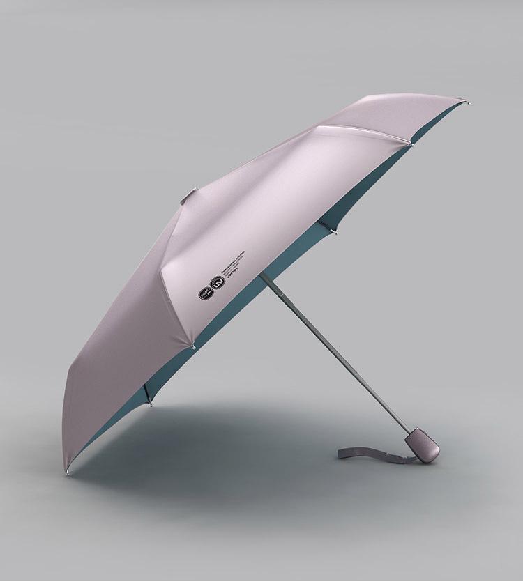 Umbrelă Compactă Automată OLYCAT Argintiu Titan - Protecție UV Umbrelă de Ploaie și Soare