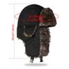 Men Women Earflap Fur Winter Cap Russian Ushanka Winter Hats Ski Hat