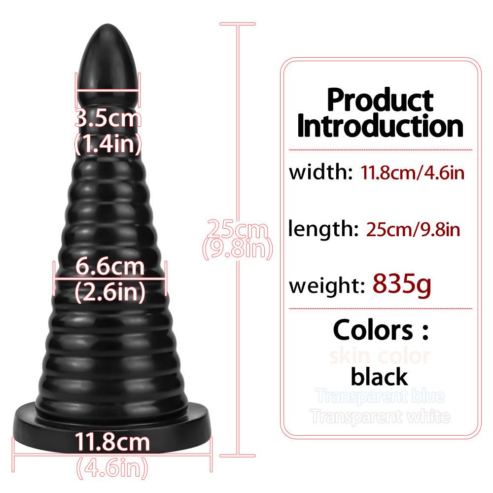 Extra-Large Anal Dilator: 9-Model Collection for Gay Fisting, Thickened PVC