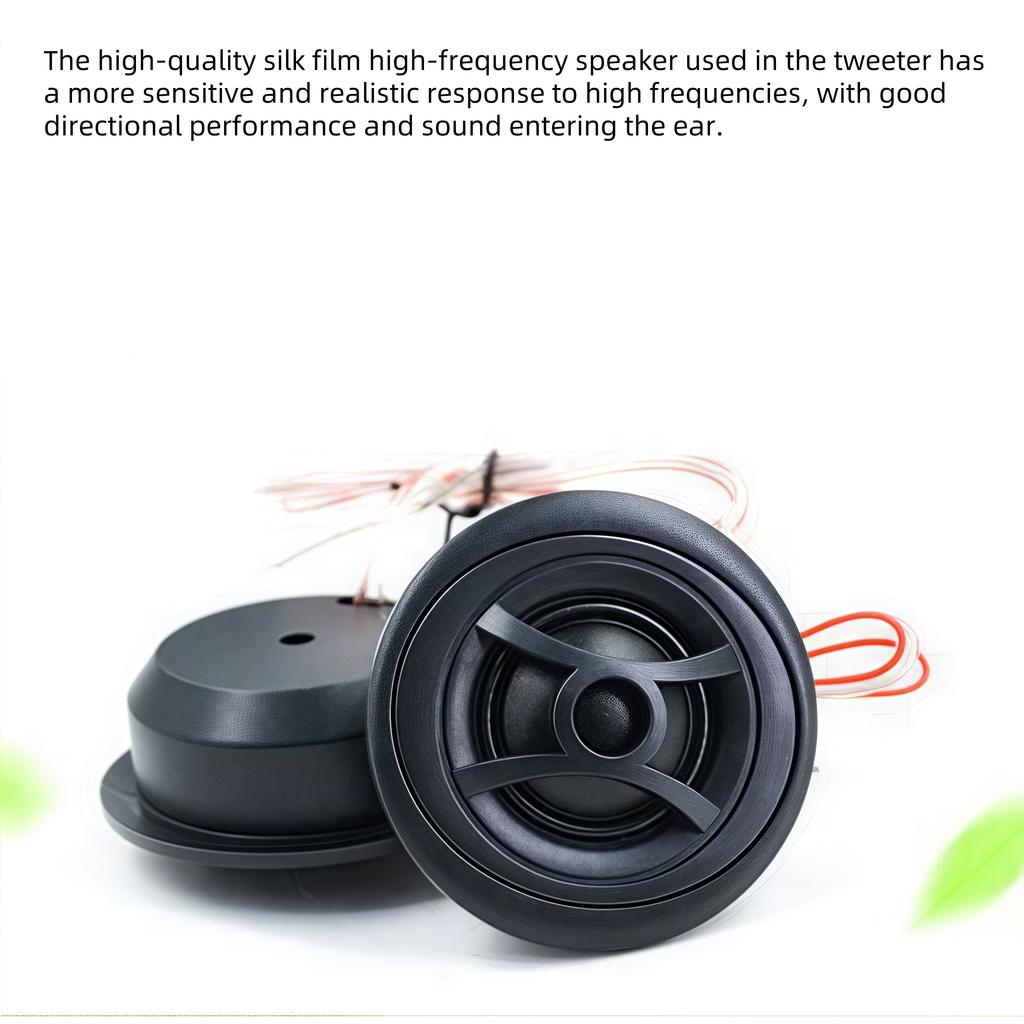 1 Set 6.5 Inch Car Speakers 12V Universal Car Speakers 2-Way MAX 180W Full Range Frequency Automotive Speakers Car Component