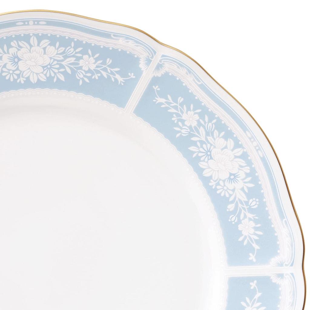 Noritake Teller 27cm x Palisanderholz 1 x 5 x Blau Feines Set, 16,5cm, Gold, 27cm, 16,5cm, Porzellan, Y6714A/1507