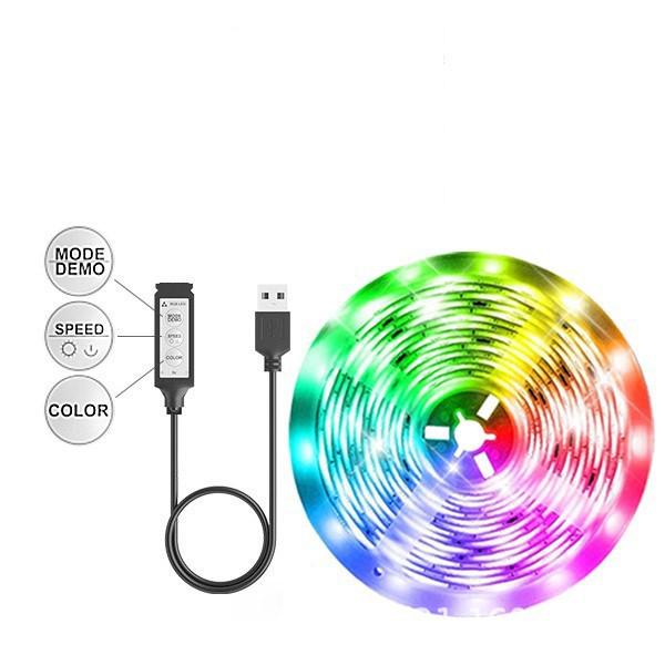 Waterproof RGB LED Strip Kit with Remote & USB for TV Backlighting