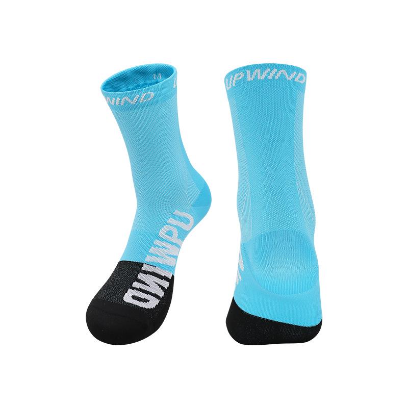 Premium Unisex Mid-Calf Running Socks, Terry Bottom, Ideal for Cycling and Fitness