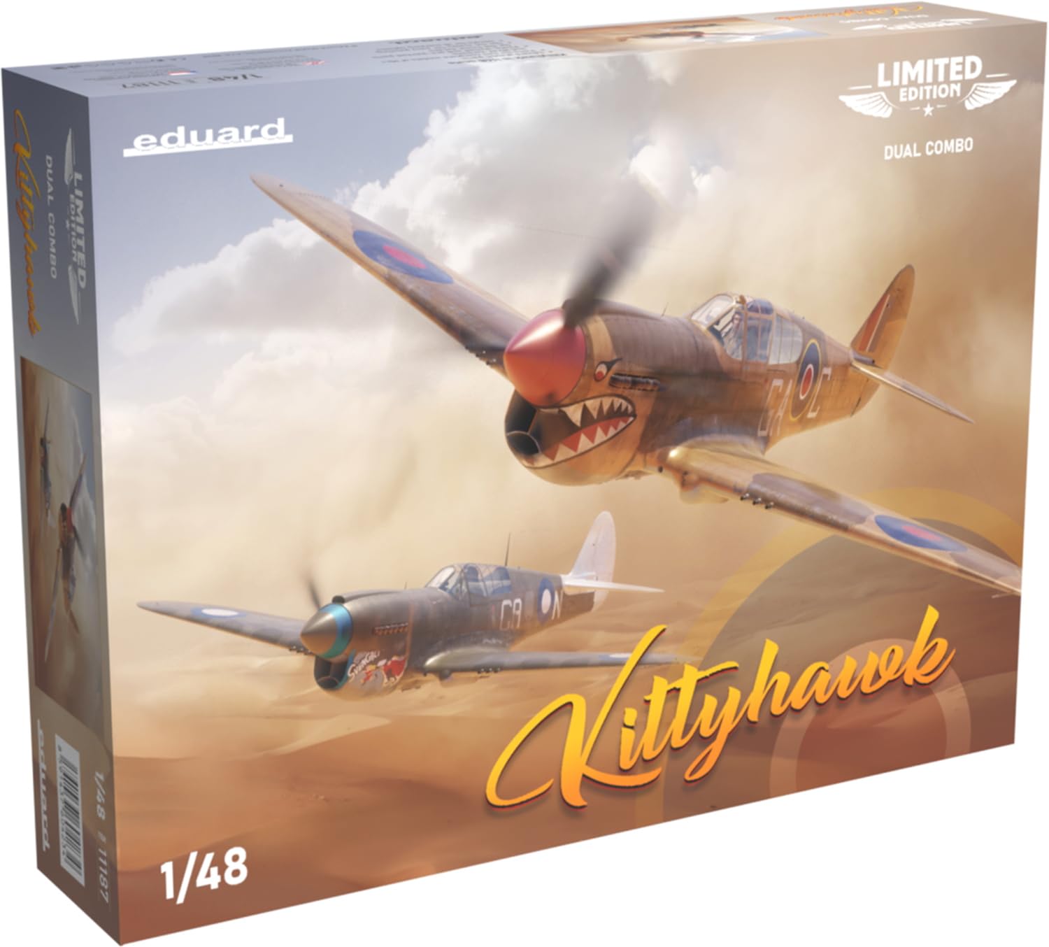 Eduard Dual Combo Limited Edition Kitty Hawk Plastic Model Kit EDU11187 1/48 (Airplane)