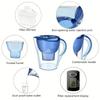 3.5L Portable Household Water Filter,Water Purifier Kettle with Filter Element, Activated Carbon Filter Tank,DrinkingWaterKettle