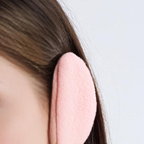 1 Pair Winter Earmuffs Warm Flannel Lightweight Design Earmuffs Fine Edge Earmuffs Portable Versatile Winter Accessory