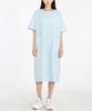 RAW TO RAW Wrd043 Crispy Cotton Pocket Dress (Sky Blue)
