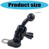 Universal Motorcycle Phone Holder With 17mm Extended Rearview Mirror Holder Easy Installation For All Weather Conditions
