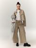 House 072C Crease Volume Pants Beige