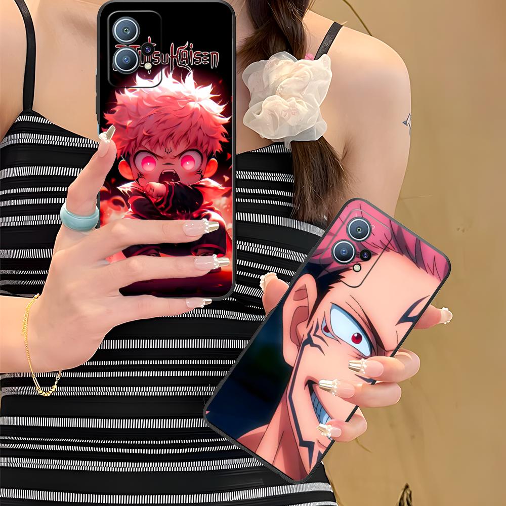 Jujutsu Kaisen Sukuna Mobile Phone Case for Huawei P60 P50 P40 P30 P20 P10 P9 P8 Pro Lite Plus Colorful Printing Cover Cover