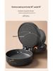 Dual-Sided Electric Griddle & Hot Pot: Non-Stick Multi-Functional Pancake Maker, Shabu-Shabu, and Grill.