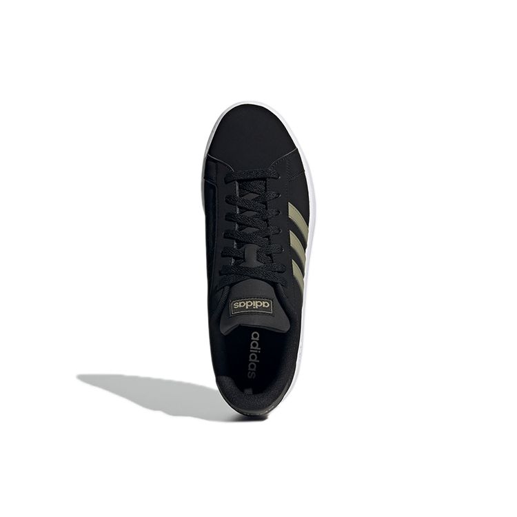 Adidas Neo Grand Court Casual Durable Low-Top Skate Shoes Men Sneakers Black Brown H02051