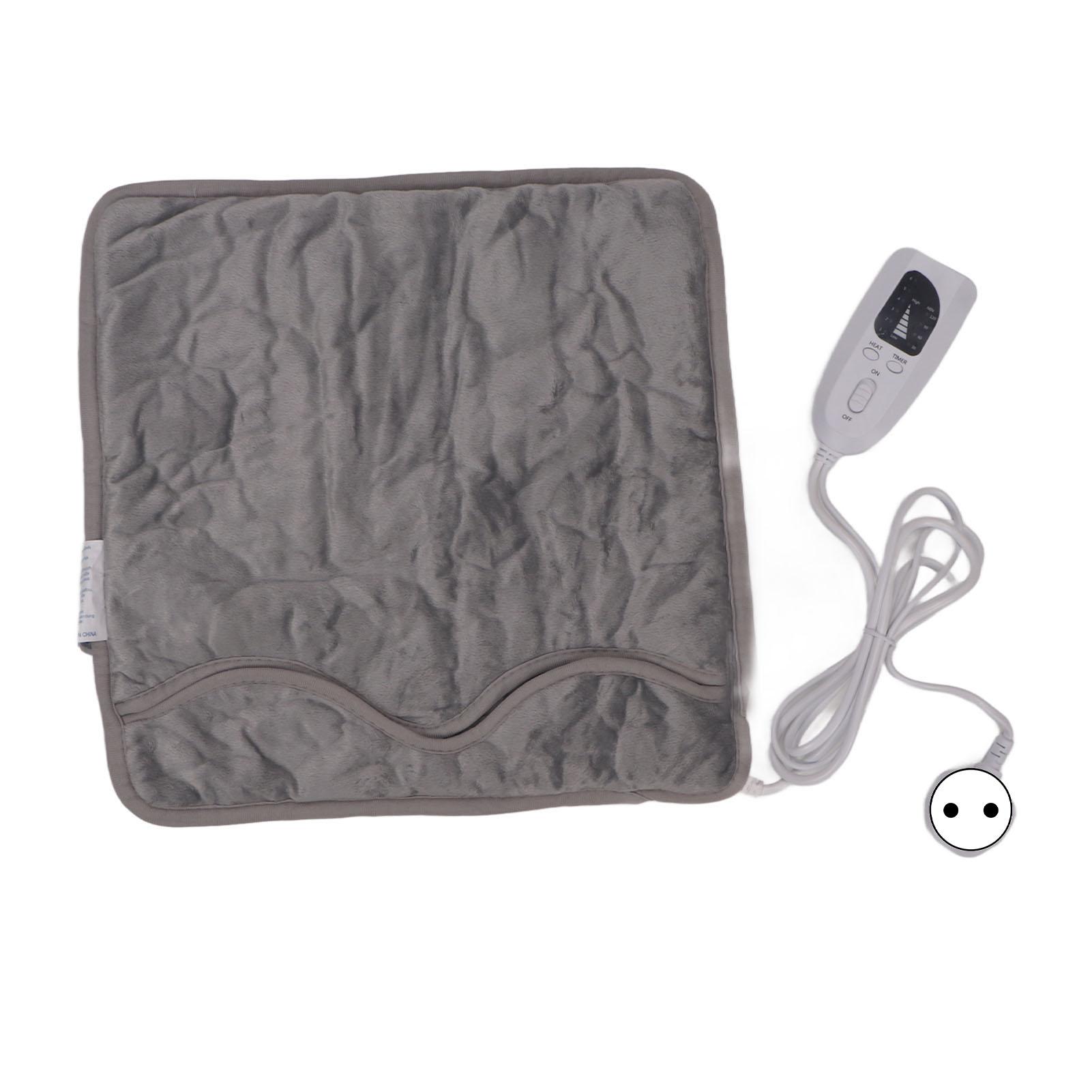 

Электрическая грелка для ног, мягкая фланелевая, автоматическое выключение, 6 уровней, быстрый нагрев, уменьшение боли, грелка для ног EU PLUG