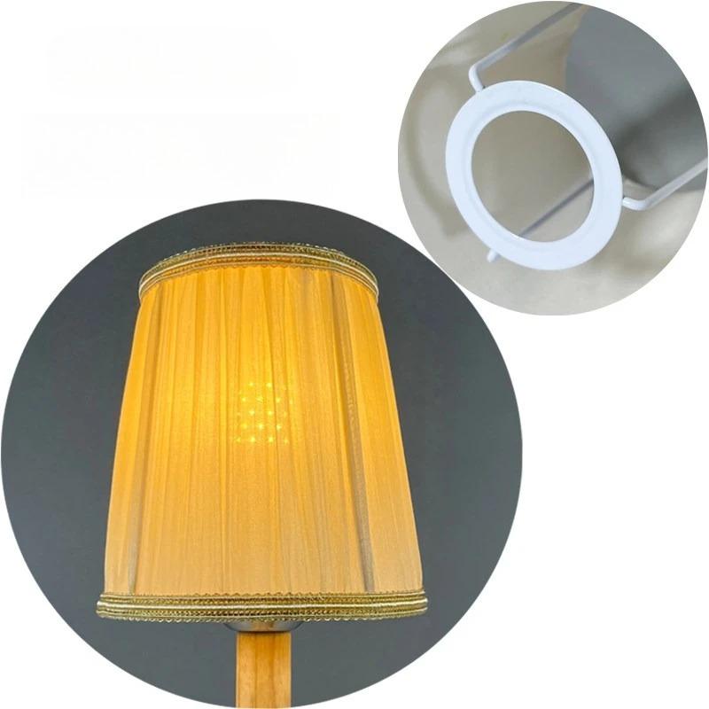 E14/E27/Clamp Fabric Lamp Shade Lighting Accessories for Home Office Decor Hotel Bedroom Bedside Floor Lamp Shell Cover