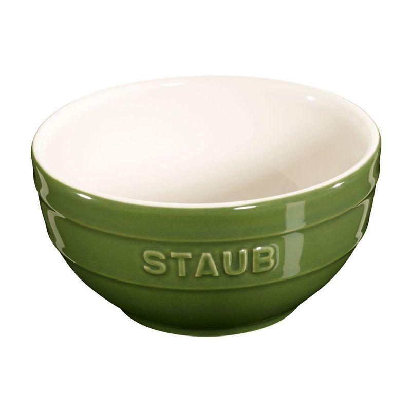 

Staub Ceramic Round Bowl 12cm (Basil Green)