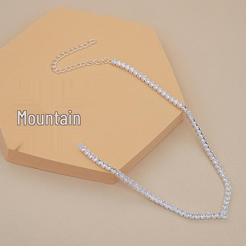 Elegant Zircon Necklace & Earrings Set - Perfect for Weddings & Special Occasions