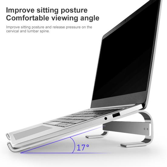 Aluminum Alloy Base Height Increasing Laptop Support Stand Heat Dissipation Rack