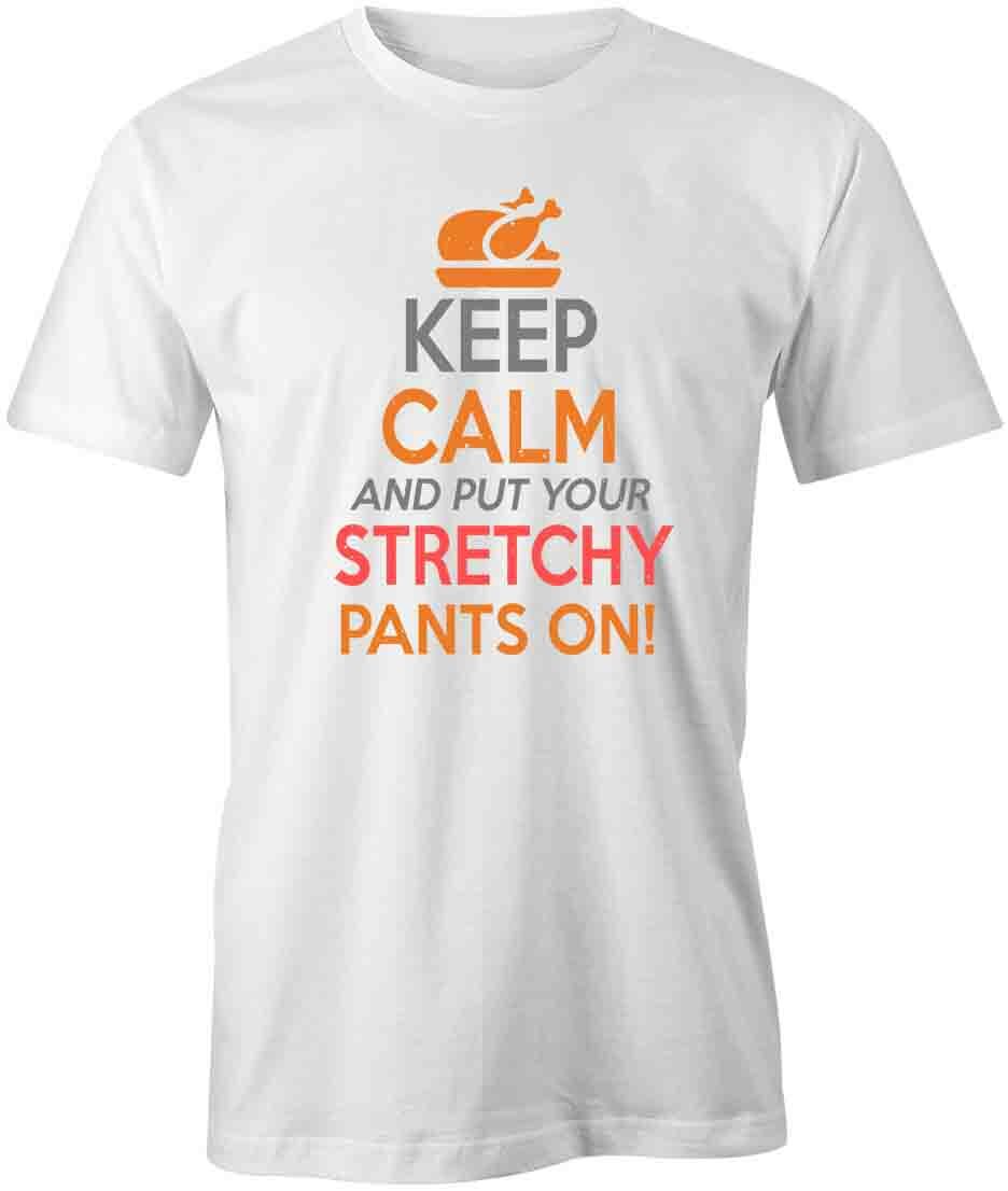 KEEP CALM TShirt Tee Short-Sleeved Cotton CLOTHING FOOD QUOTE S1WCA373 XXXL