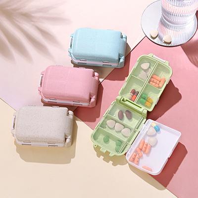Pillendose mit 3-Schicht-Design Großer Behälter mit starken Schnallen Auslaufsicherer Wochenorganizer für Reisen
