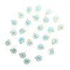 26pcs / Bag   English Letter Pendant Metal Round Pendant for Jewelry Making Craft