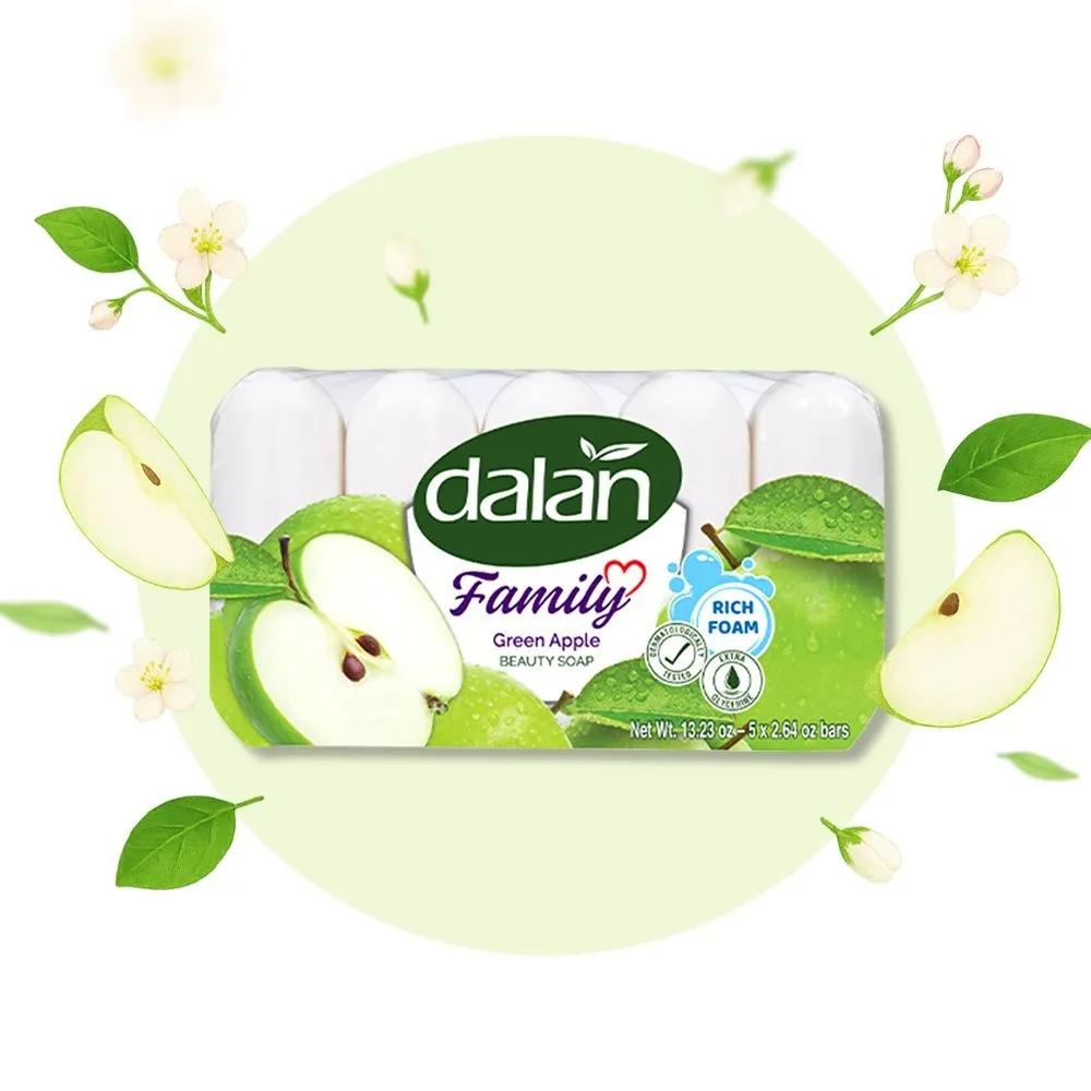 Dalan Family Green Apple Beauty Soap 75g 5-Pack