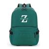 Kids Schoolbag Wide Padded Shoulder Straps Waterproof Scratch-resistant Large Capacity Letter Print Solid Color Backpack