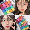 Perlmuttfarbene Glitzer- & Matte Erdtöne Lidschattenpalette für Bühnen- & Studenten-Make-up