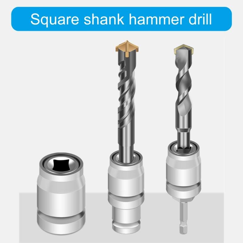 Electric Drill Wrench to Electric Hammer Convert Adapter Improve Efficiency Convenience Drill Chucks Conversion Head Set