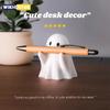 Ghost Pen Holder - Cute Resin Desktop Organizer for Office & Home, Halloween Decor Creative Gift, Funny Stationery Stand (1PC)
