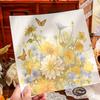 36Sheets/bag Dreamy Painted Flower Material Paper DIY Scrapbook Base Paper Decoration Hand Account Collage Gift Material