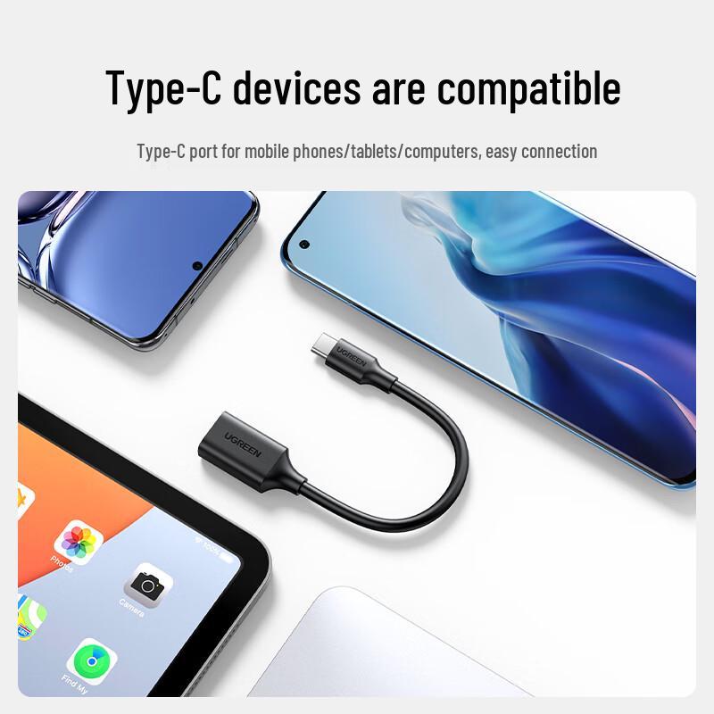 Ugreen Адаптер USB-C к USB OTG Кабель для передачи данных