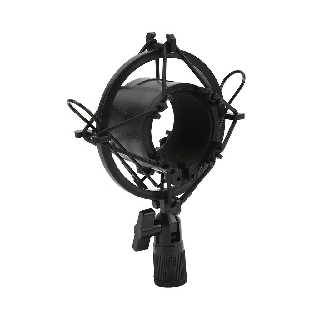 Microphone Shock Mount Holder Plastic Mic Anti Vibration Clip 47‑57mm for Live Streaming Recording Studio