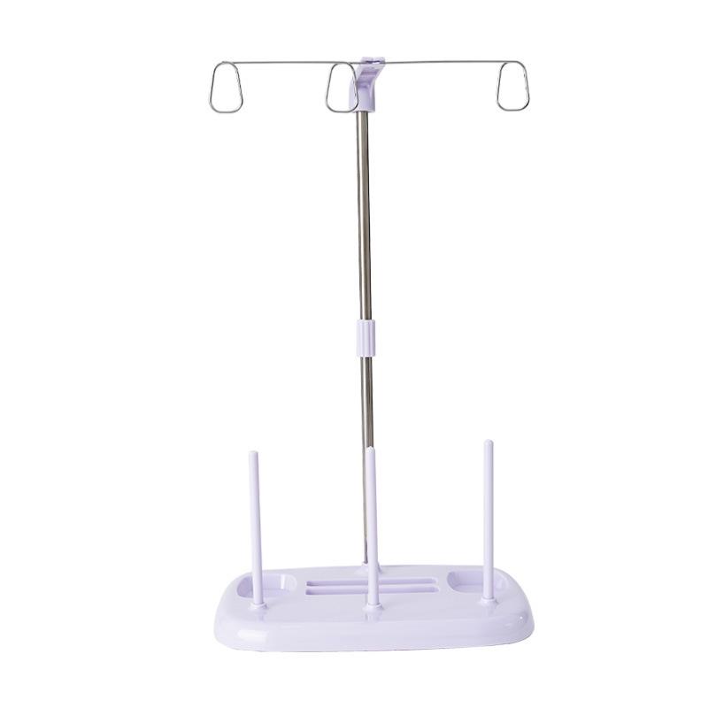 

Large Plastic Three-Wire Spool and Bobbin Organizer for Home Sewing Machine фіолетовий