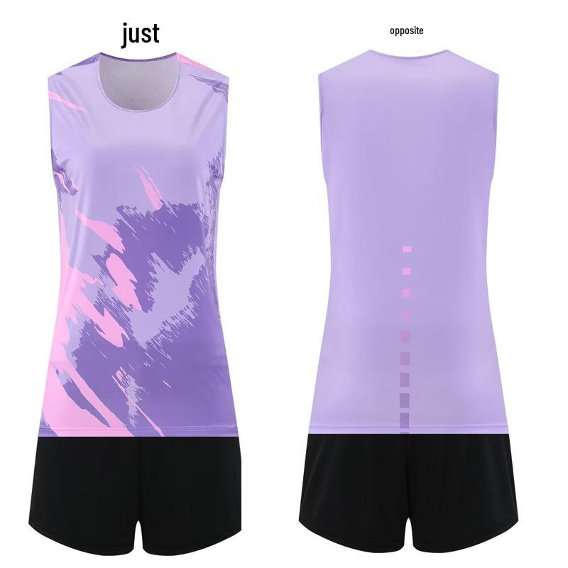 Unisex Quick-Dry Running Suit: Breathable Vest & Sportswear for Marathon and Training