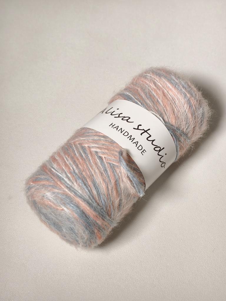 150g/roll Multi-color Spray Wool Yarn Feather Long Mink Wool Blended Yarn Handmade DIY Knitted Scarf Bag Weaving Thread