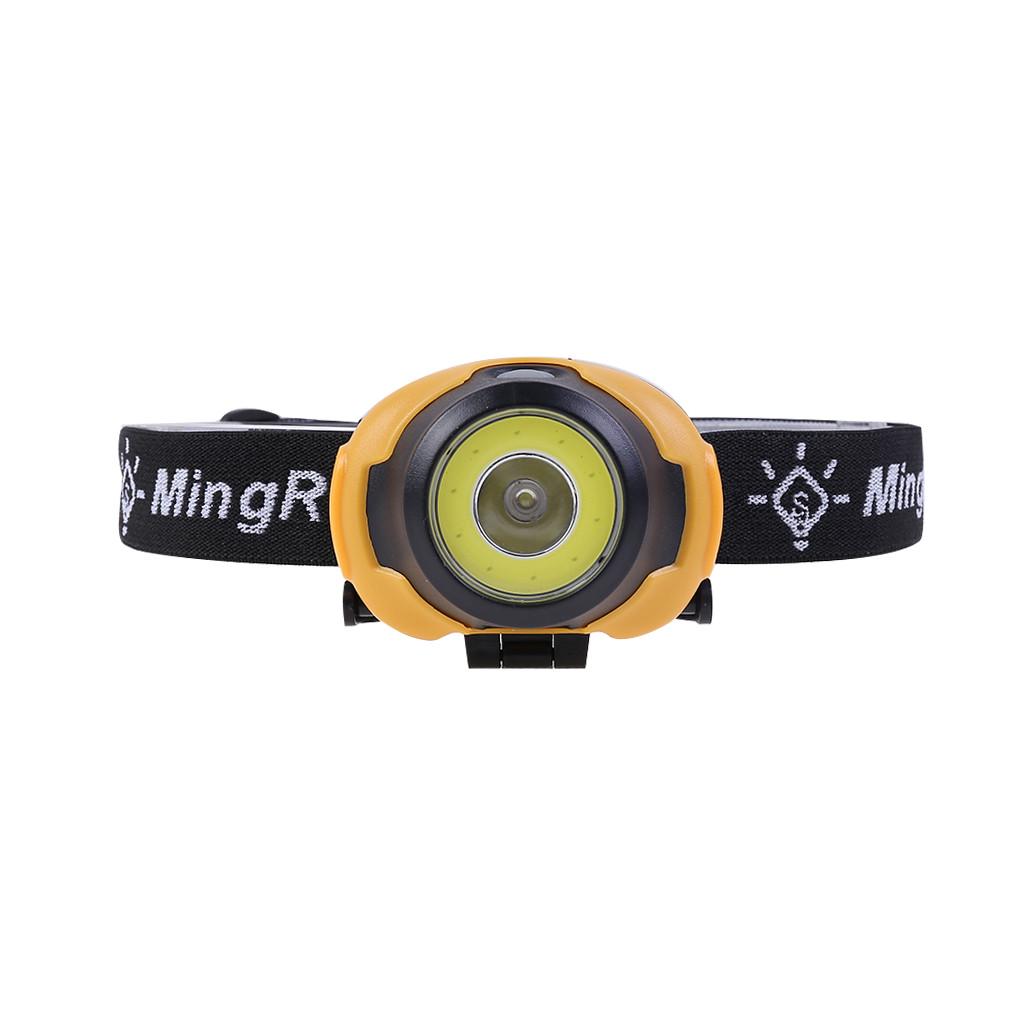 COB LED Headlamp 3-mode Headlight AAA Outdoor Fishing Head Torch Light Lamp