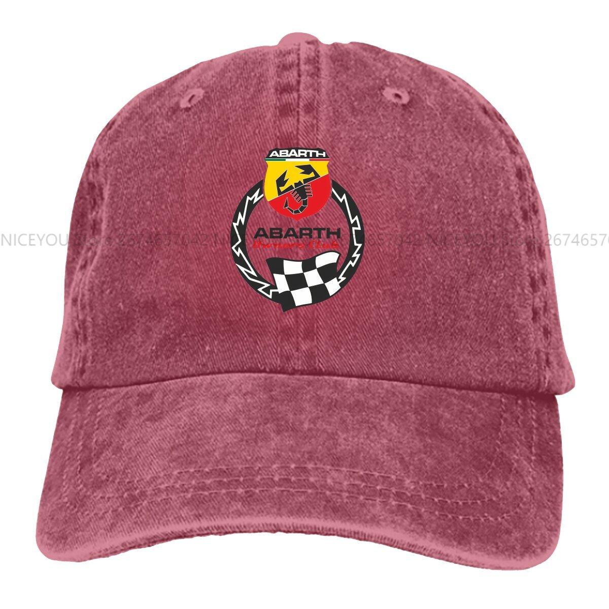 

Летняя кепка Солнцезащитный козырек Винтажные хип-хоп кепки Abarth Скорпион Ковбойская шляпа Кепки с козырьком One Size