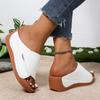 Women's Platform Slippers New Summer Simple Fashion Fish Mouth Wedge Slippers in Stock