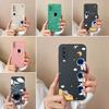 Cases For Huawei Y5 Y6 Y7 Y9 Y9A P30 P40 P60 Popular Cartoon Astronaut Phone Covers Lens Protection Liquid Silicone Dustproof Housing For Huawei Shell